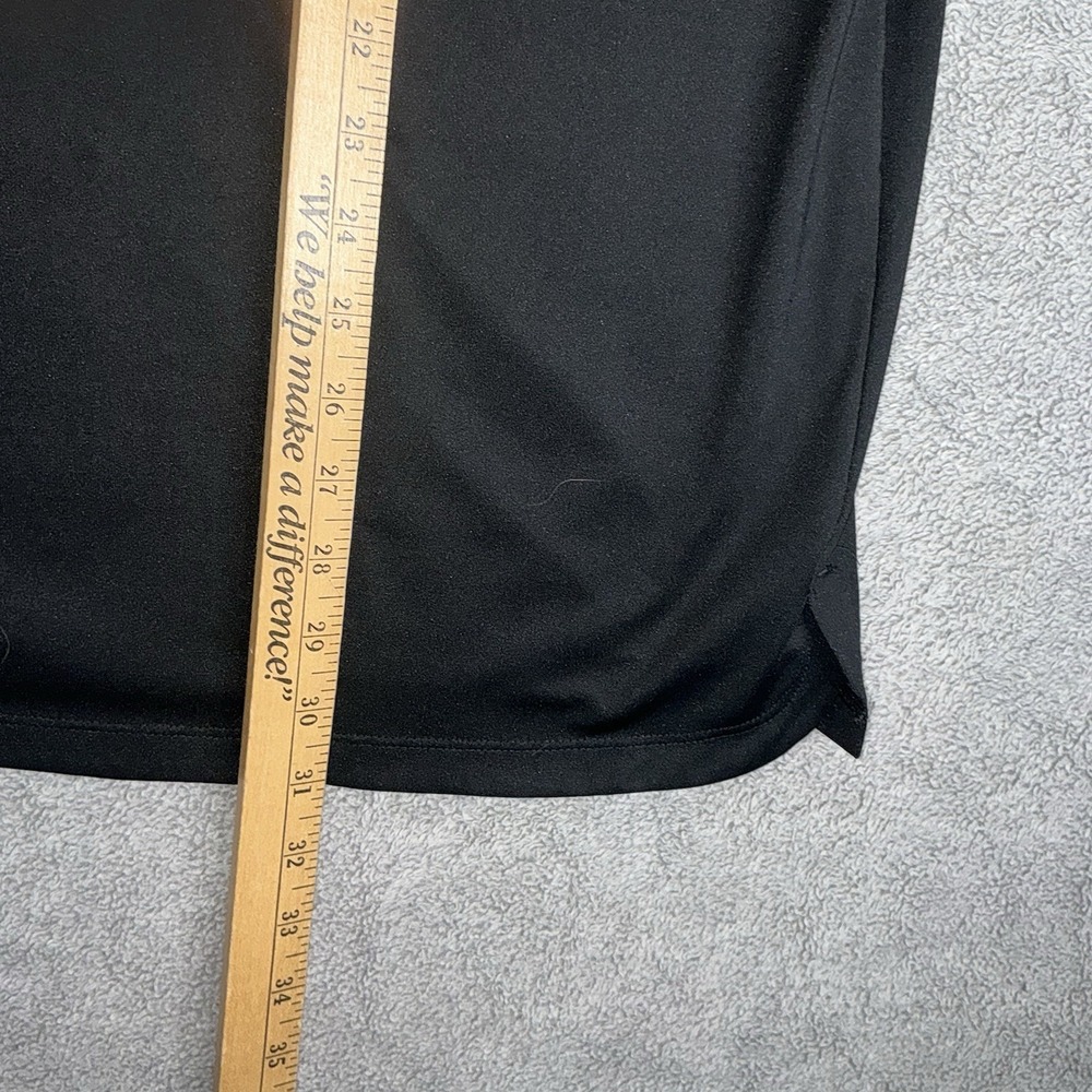 Nike‎ Dri-FIT Polo Shirt Mens XL Black Golf Cross Print Performance Stretch - Picture 6 of 8